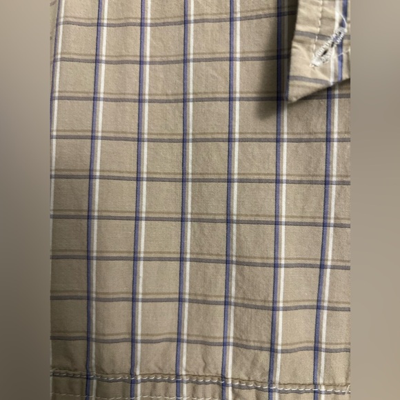 Columbia PFG Men's Vented Fishing Lightweight Beige Plaid Shirt Size 2XL XXL - Picture 7 of 8